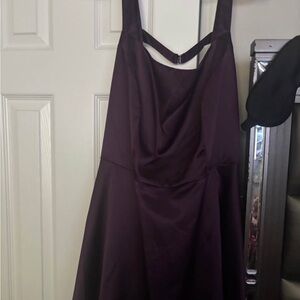 B darlin Elegant Women's Plum A-Line Dress